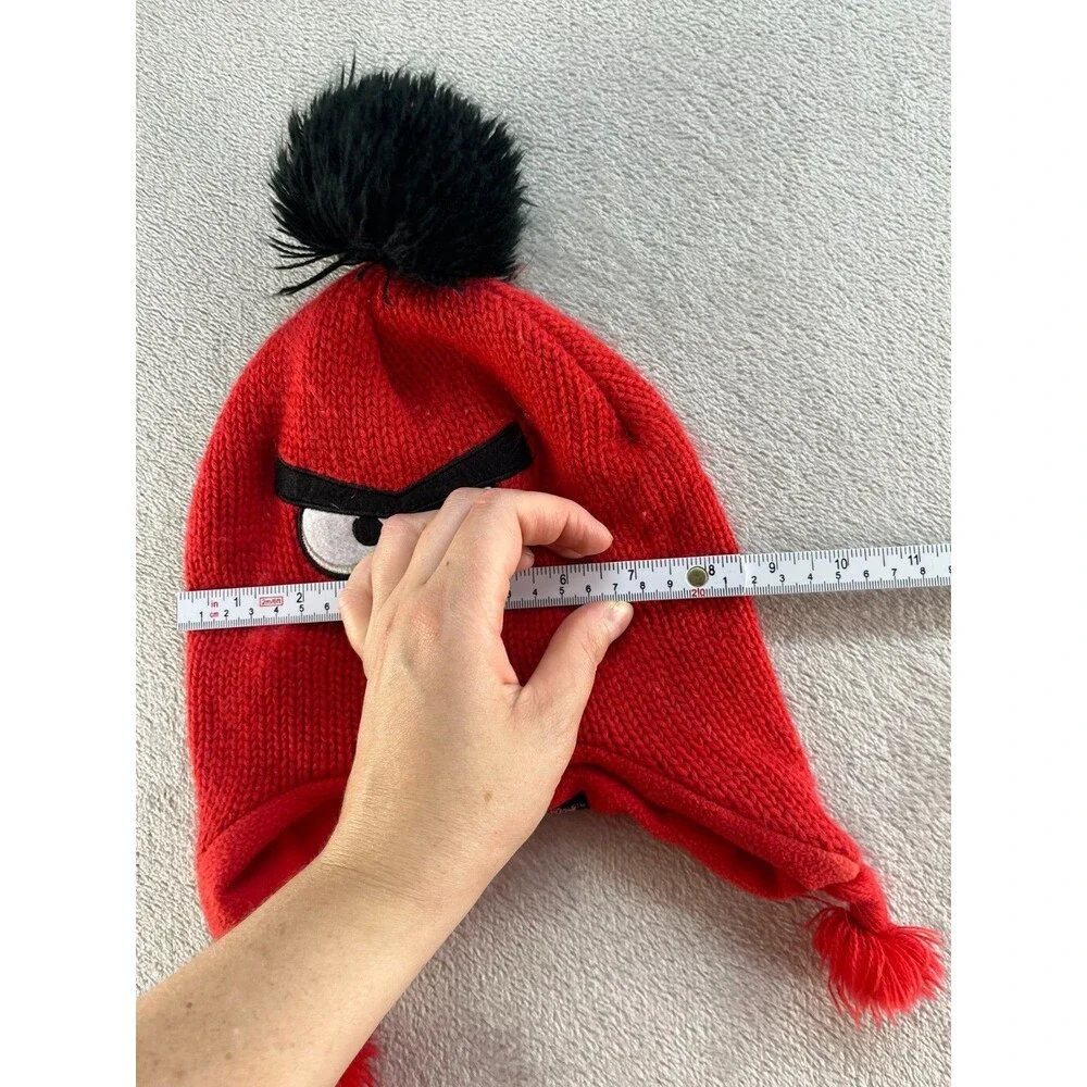 Angry birds Bomb beanie hat Red